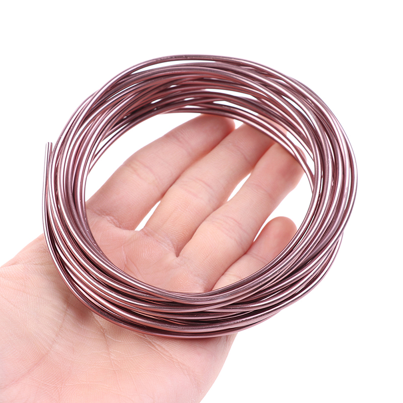 Bonsai Wire Aluminum - สายบอนไซอลูมิเนียมอลูมิเนียมบอนไซการฝึกอบรมลวดทั้งหมด16.5ฟุต (สีน้ำตาล)