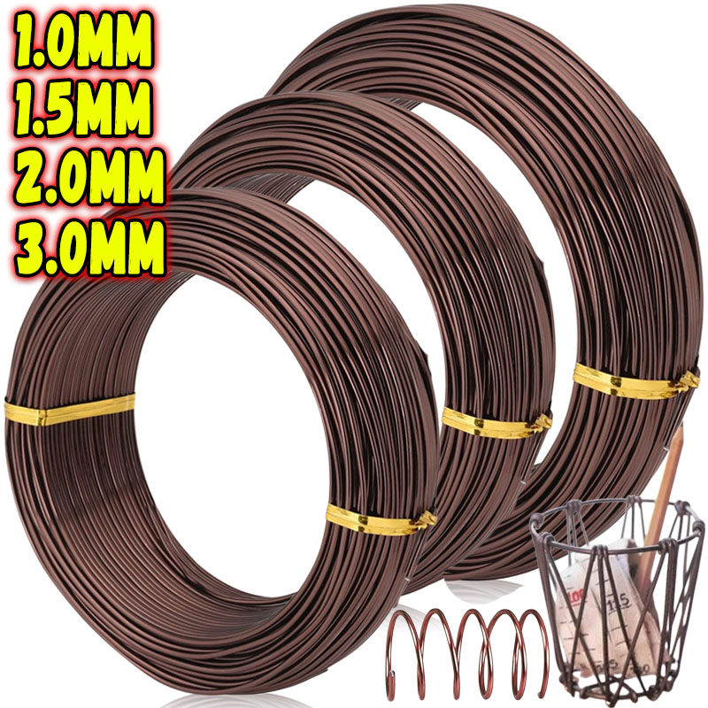 Bonsai Wire Aluminum - ลวดอลูมิเนียม ลวดงานฝีมือแบบโค้งงอได้ สำหรับการฝึกบอนไซ การปั้น งานประดิษฐ์ตุ๊กตา การทำเครื่องประดับ