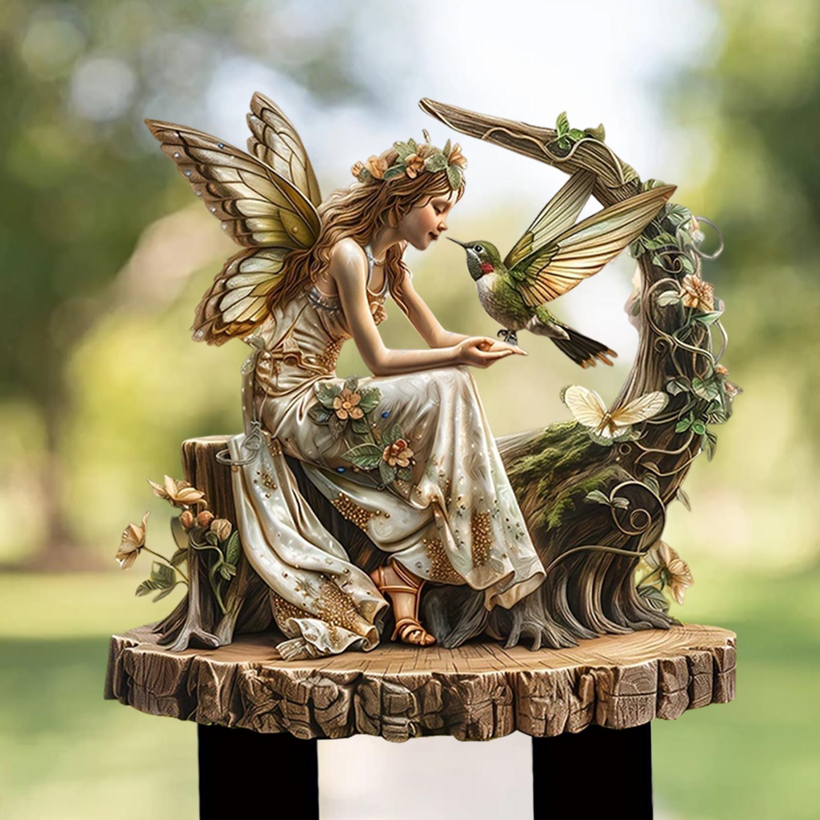 Bonsai Garden Indoor - Fairy ตกแต่ง Garden Stake 2D ดอกไม้หม้อตกแต่งป้ายอะคริลิค