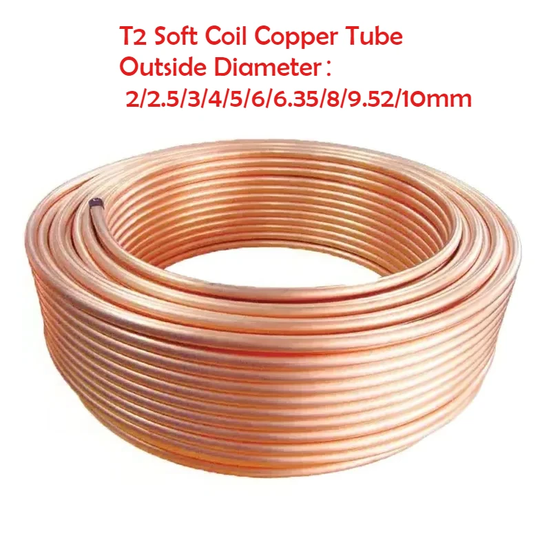 T2 ท่อทองแดงนุ่มขดลวดสีแดงทองแ - Copper Wire Roll บทวิจารณ์และราคา