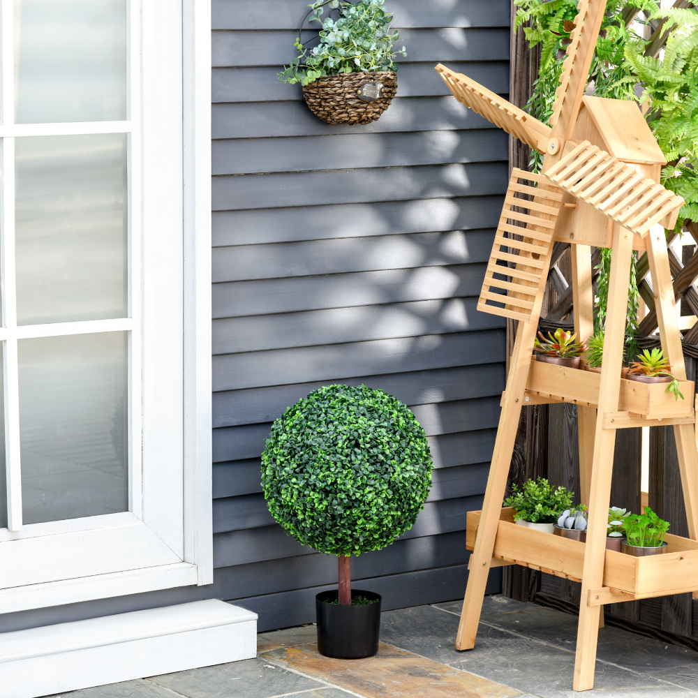 ต้นไม้ประดิษฐ์ทรงกลมขนาด 23.5  - Bonsai Garden Nursery บทวิจารณ์และราคา