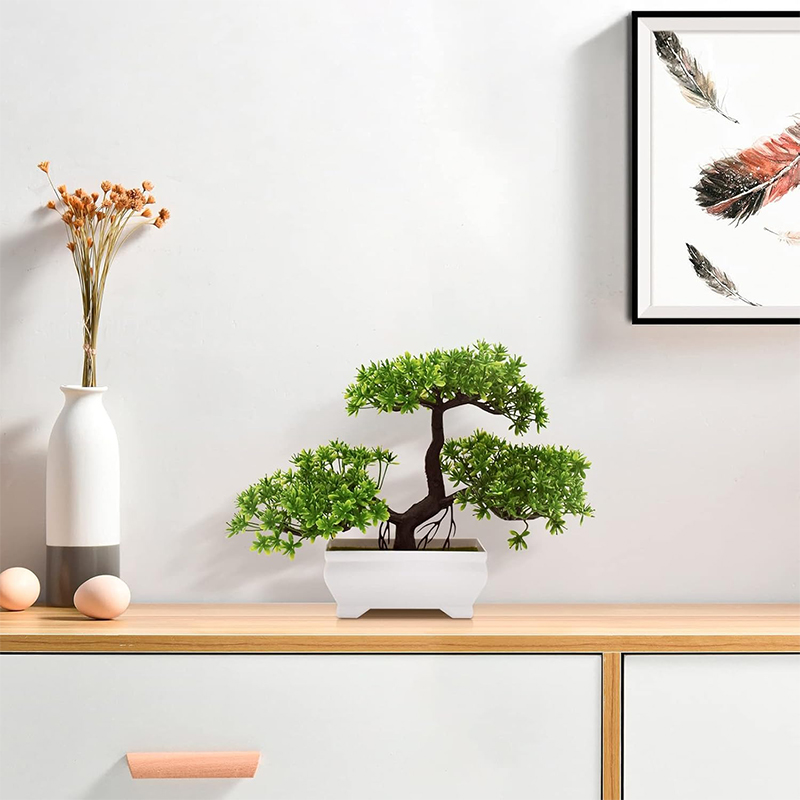 บอนไซประดิษฐ์พลาสติก Bionic โร - Bonsai Garden Indoor บทวิจารณ์และราคา