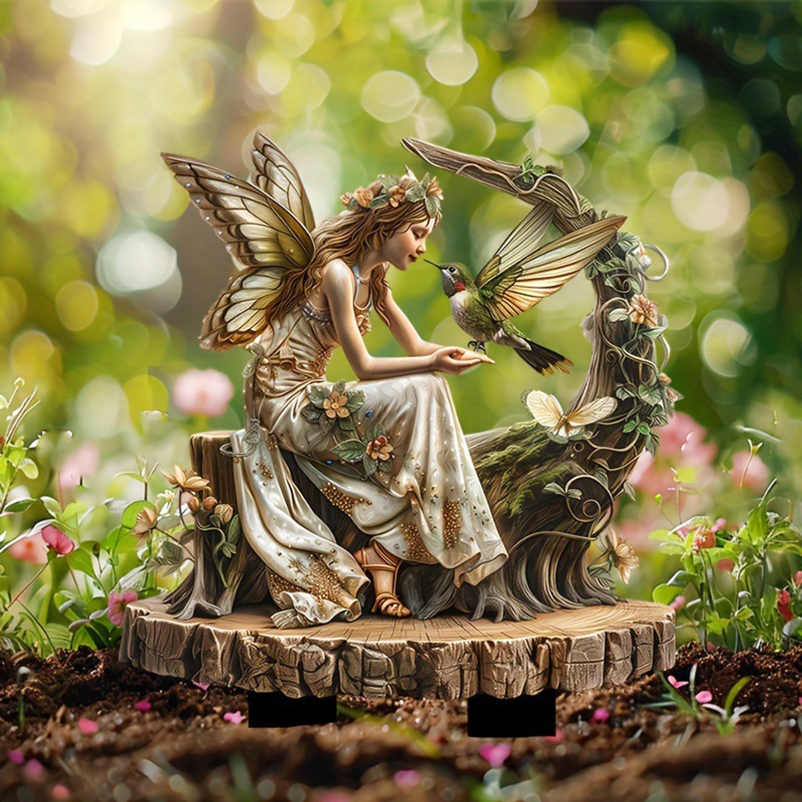 Fairy ตกแต่ง Garden Stake 2D ด - Bonsai Garden Indoor บทวิจารณ์และราคา