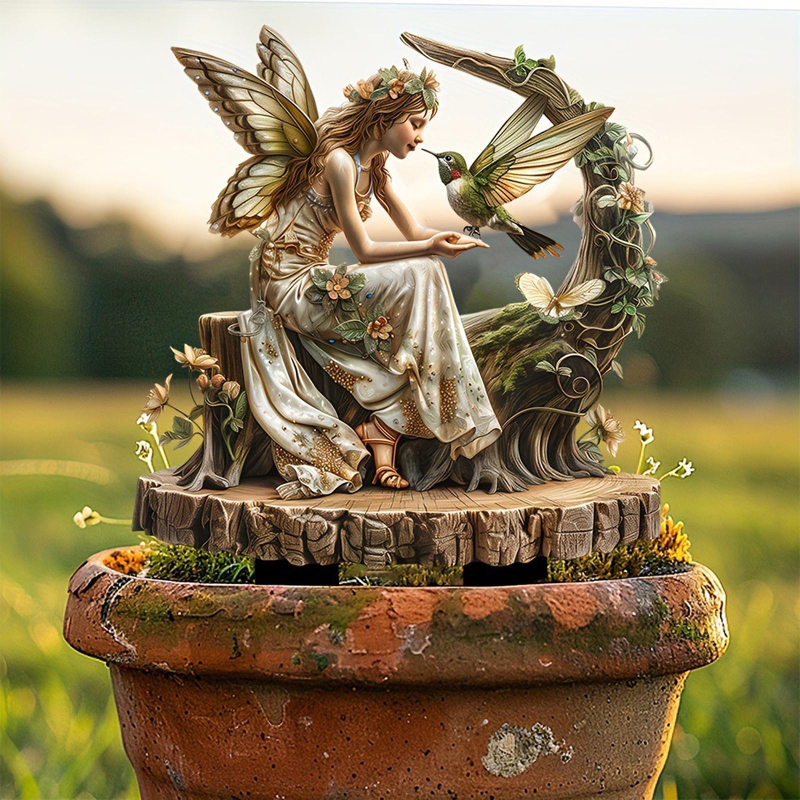 Fairy ตกแต่ง Garden Stake 2D ด - Bonsai Garden Indoor บทวิจารณ์และราคา